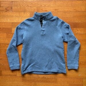 Rhone Quilted Quarter Snap Pullover Sweater